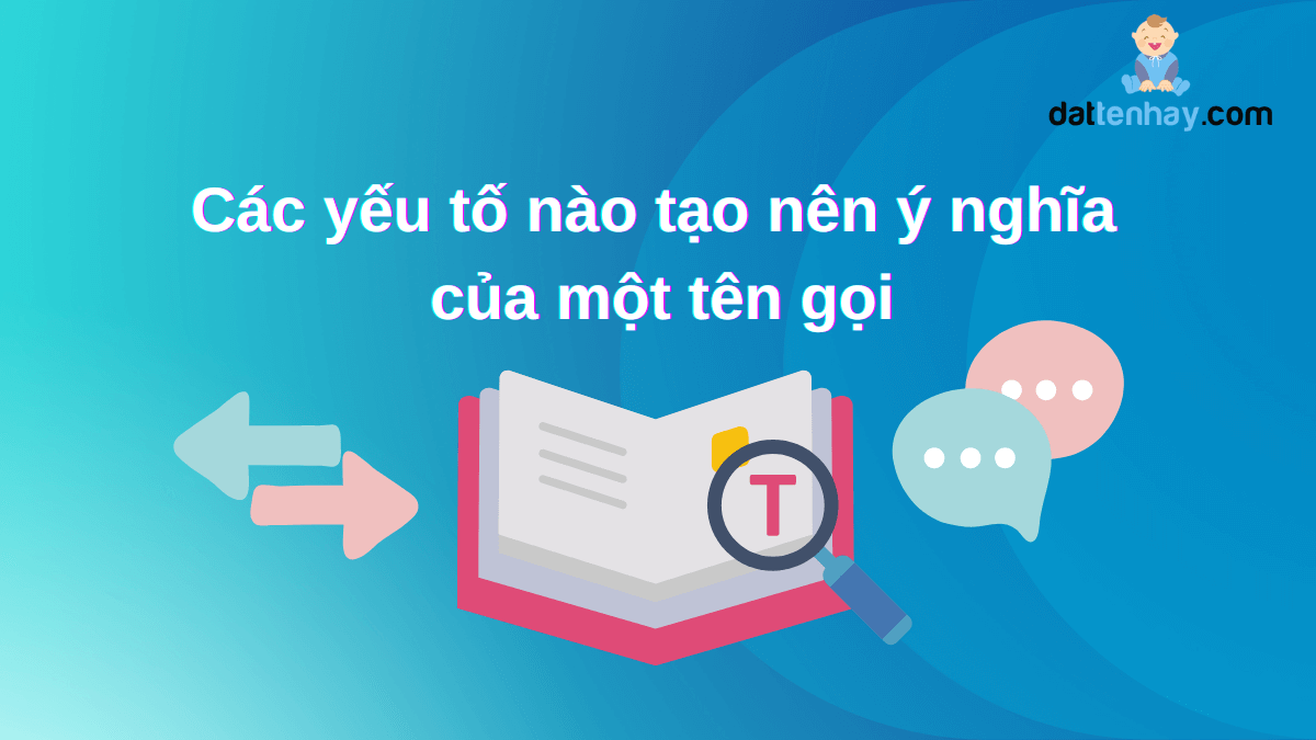 Các yếu tố nào tạo nên ý nghĩa của một tên gọi