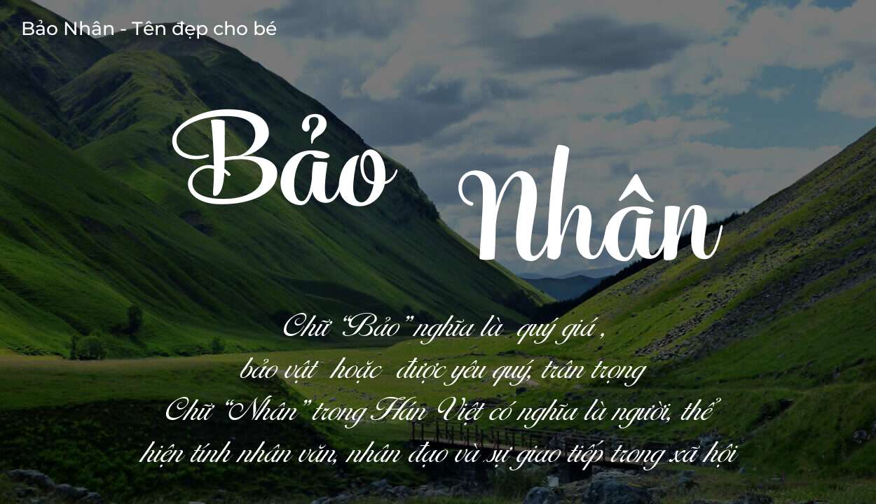 Tên Bảo Nhân có ý nghĩa gì trong phong thủy và thần số học?