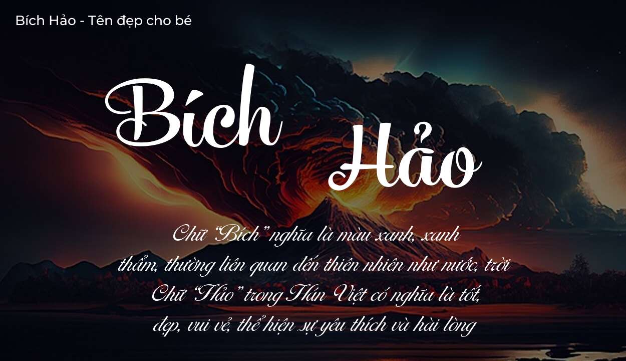 Ý nghĩa tên Bích Hảo, tính cách, vận mệnh và sẽ ra sao?