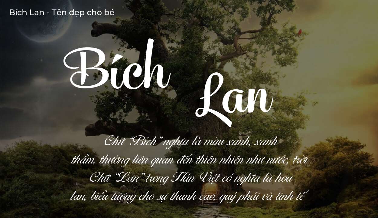 Tên Bích Lan thuộc mệnh gì? Hé lộ ý nghĩa tên Bích Lan