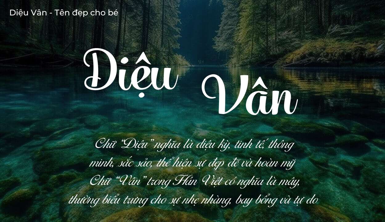 Tên Diệu Vân có ý nghĩa gì trong phong thủy và thần số học?