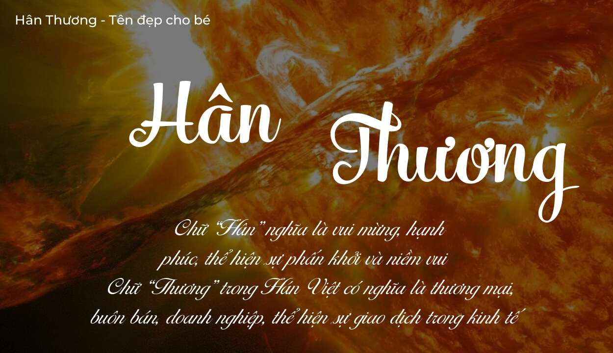 Phân tích tên Hân Thương: ý nghĩa tên, tính cách và vận mệnh