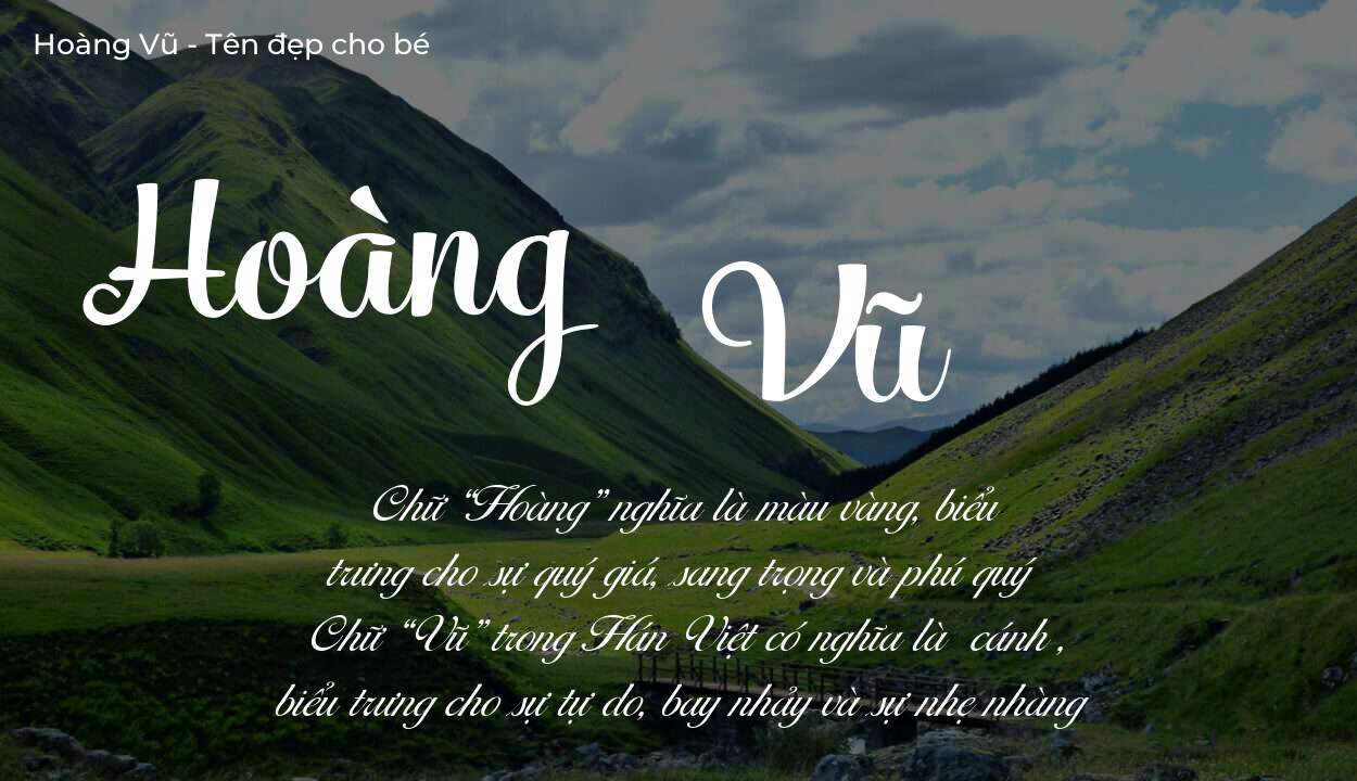 Tên Hoàng Vũ có ý nghĩa gì trong phong thủy và thần số học?