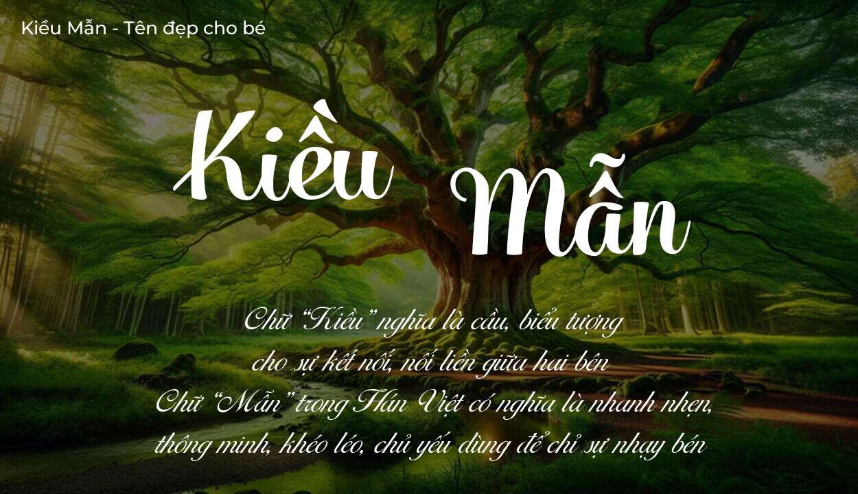 Hé lộ ý nghĩa tên Kiều Mẫn, các tích cách ẩn trong tên Kiều Mẫn?