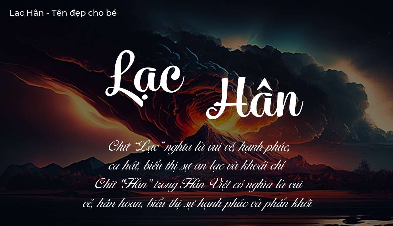 Ý nghĩa tên Lạc Hân, đặt tên con Lạc Hân bố mẹ muốn gửi gắm gì?