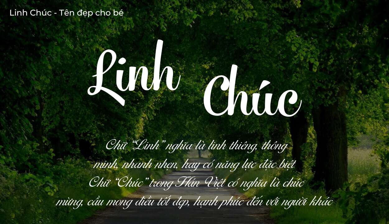 Tên Linh Chúc có ý nghĩa gì? Phân tích tính cách và vận mệnh