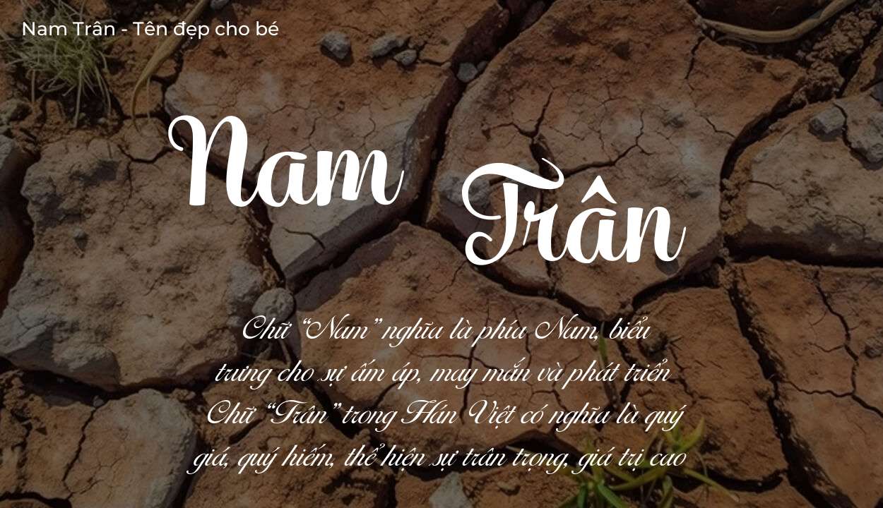 Ý nghĩa tên Nam Trân, tính cách, vận mệnh và sẽ ra sao?