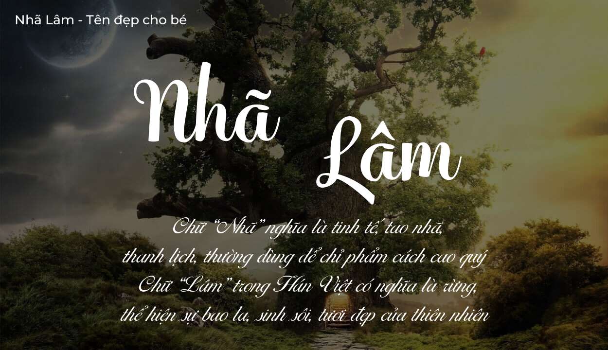 Tên Nhã Lâm có ý nghĩa gì? Tên Nhã Lâm sẽ phù hợp cho ai?