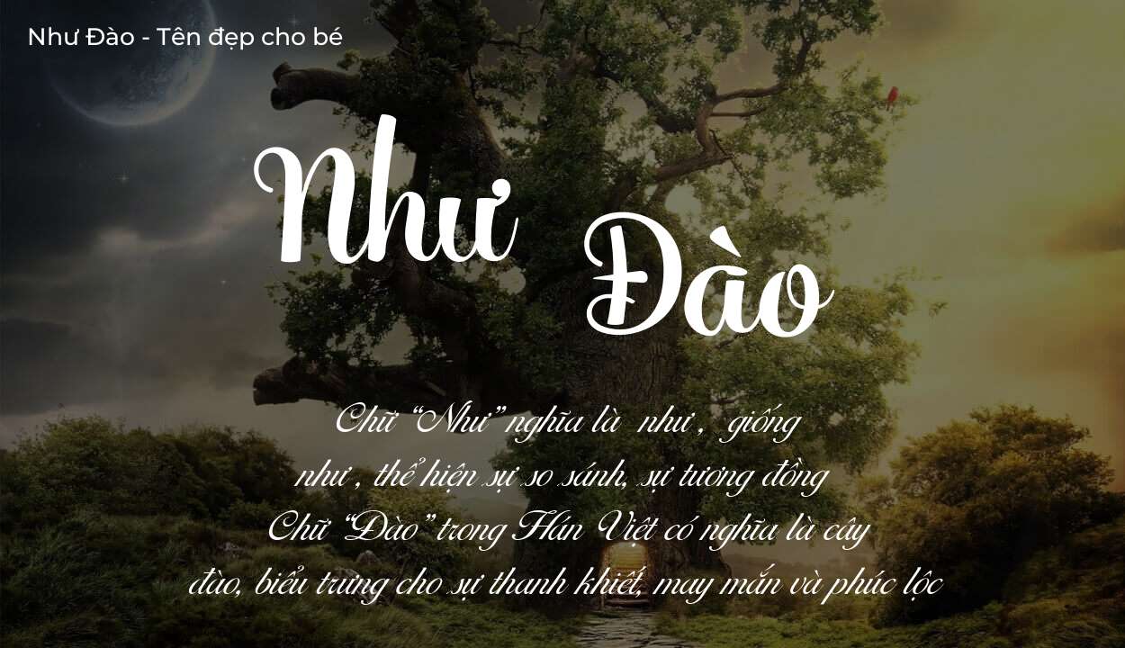 Ý nghĩa tên Như Đào, tính cách và vận mệnh của tên Như Đào sẽ ra sao?