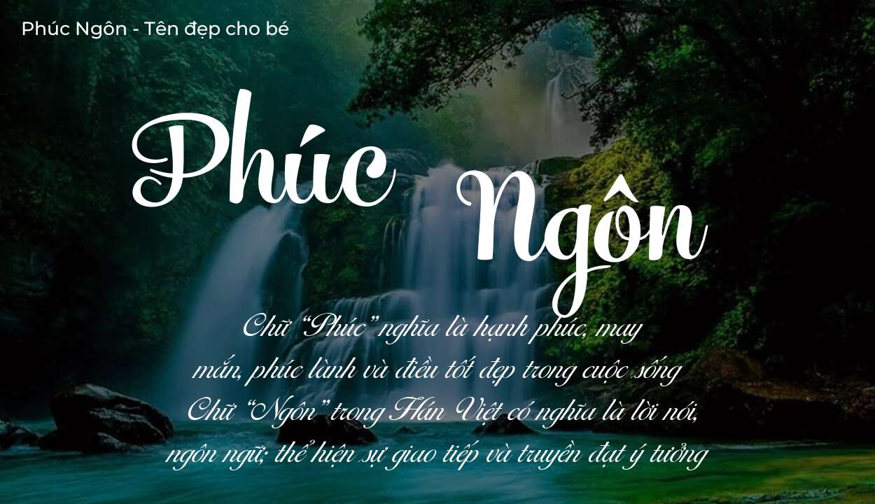 Ý nghĩa tên Phúc Ngôn, thuộc mệnh gì tính cách và vận mệnh