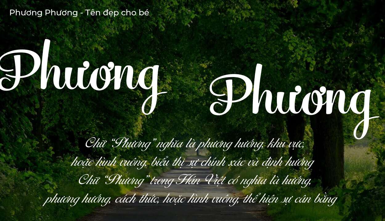 Tên Phương Phương có ý nghĩa gì trong phong thủy và thần số học?