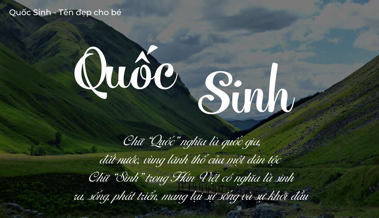 Tên Quốc Sinh có ý nghĩa gì trong phong thủy và thần số học?