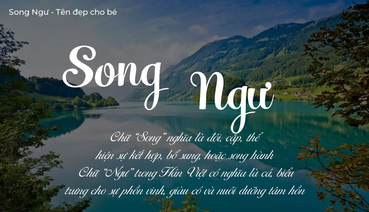 Ý nghĩa tên Song Ngư? Người mệnh gì phù hợp với tên Song Ngư