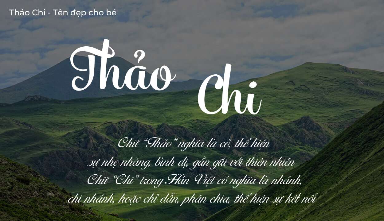 Tên Thảo Chi thuộc mệnh gì? Hé lộ ý nghĩa tên Thảo Chi