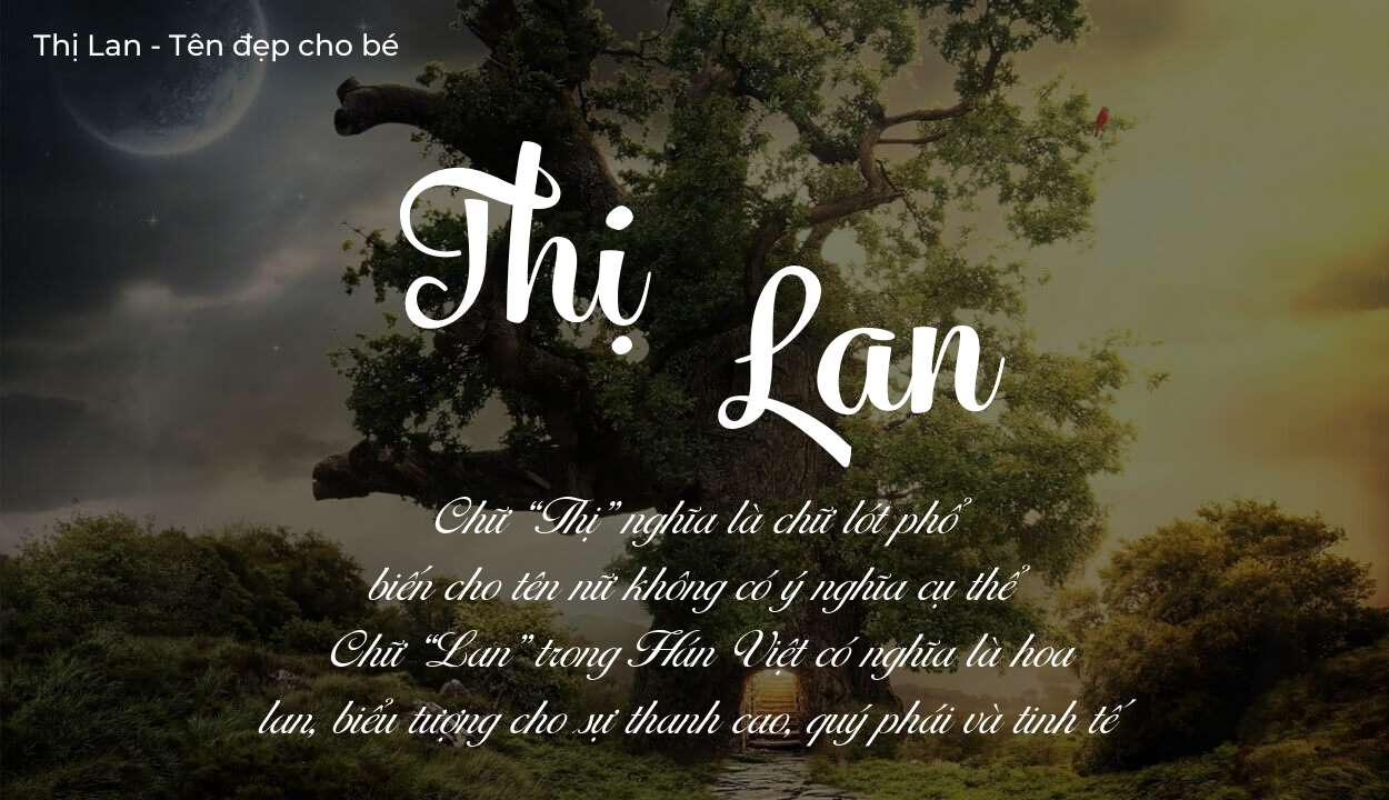 Phân tích tên Thị Lan: ý nghĩa tên, tính cách và vận mệnh