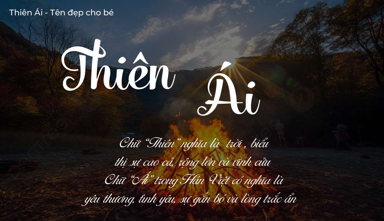 Tên Thiên Ái có ý nghĩa gì trong phong thủy và thần số học?