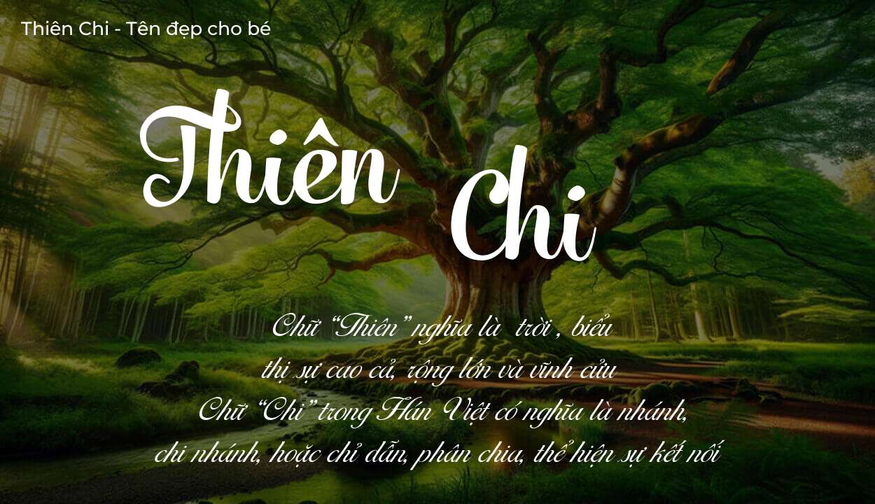 Tên Thiên Chi có ý nghĩa gì? Bật mí vận mệnh và số phận tên này