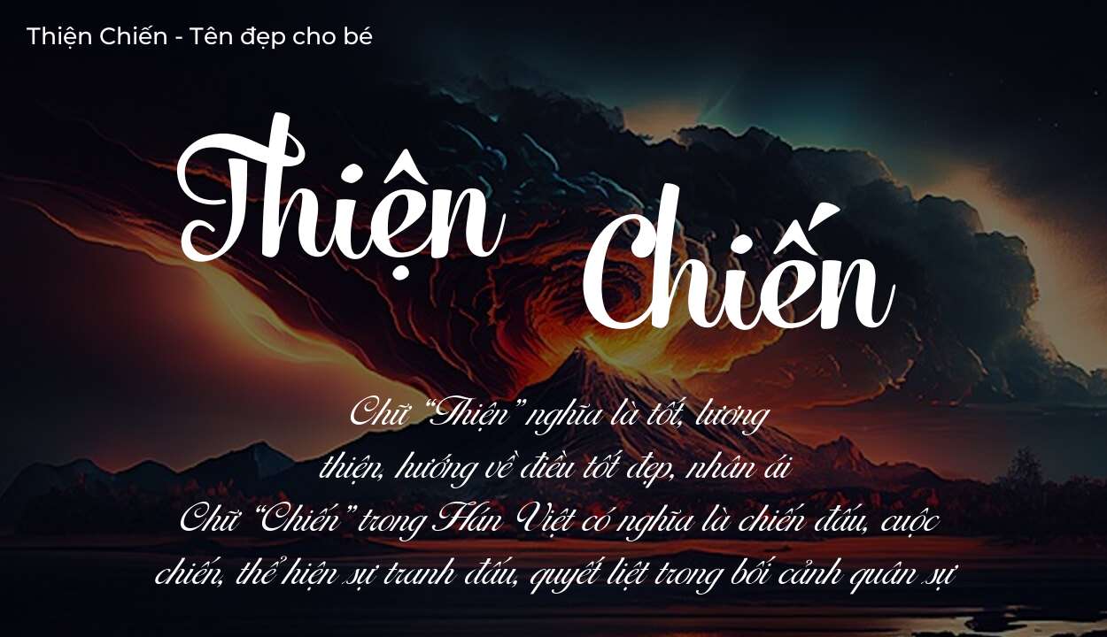 Tên Thiện Chiến có ý nghĩa gì? Phân tích tính cách và vận mệnh