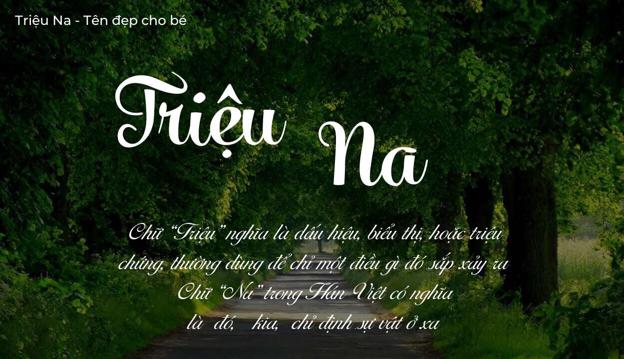 Ý nghĩa tên Triệu Na, thuộc mệnh gì tính cách và vận mệnh