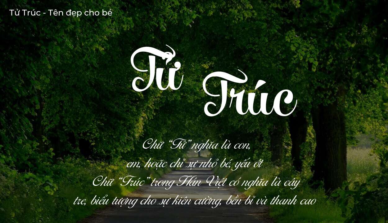 Tên Tử Trúc có ý nghĩa gì? Phân tích tính cách và vận mệnh