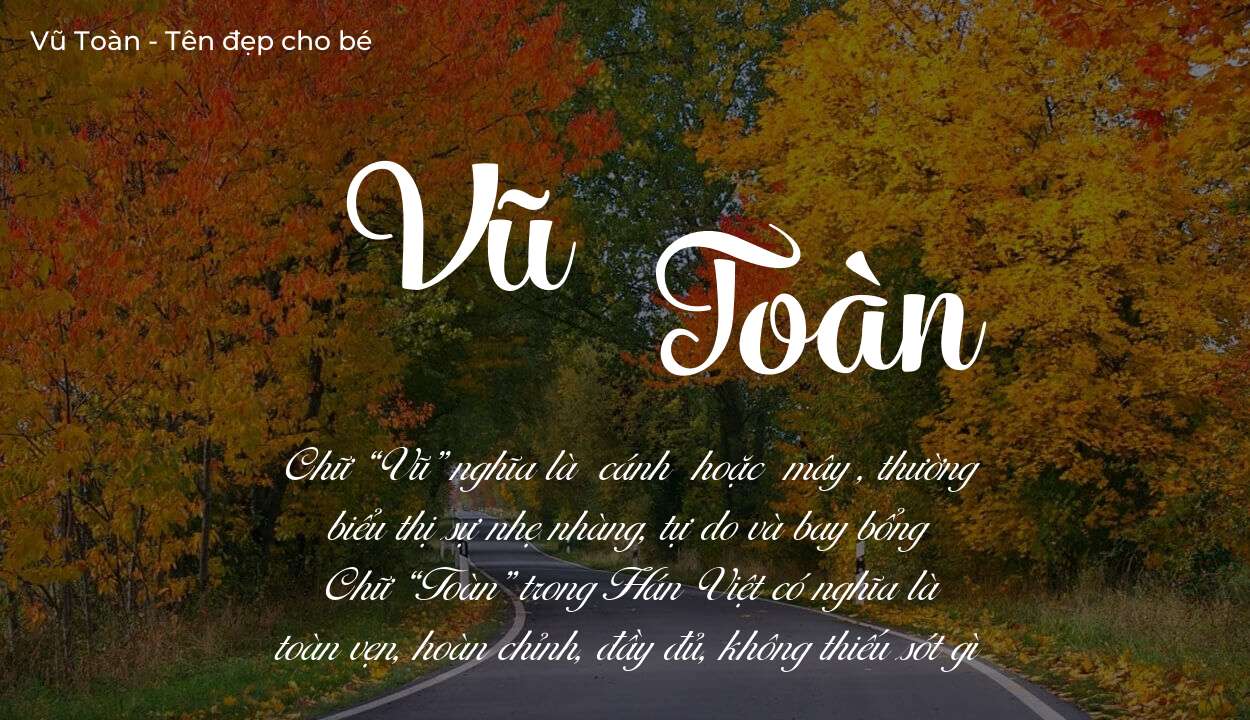 Ý nghĩa tên Vũ Toàn, tính cách, vận mệnh và sẽ ra sao?